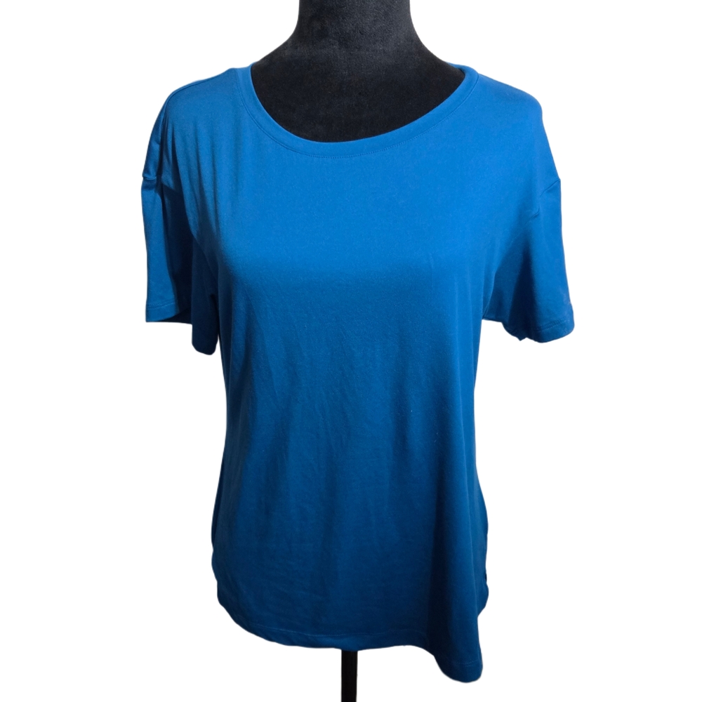 Jockey Blue Short Sleeve Lightweight Stretchable T-Shirt - Small